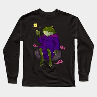 Wizard and magician - wizard frog Long Sleeve T-Shirt